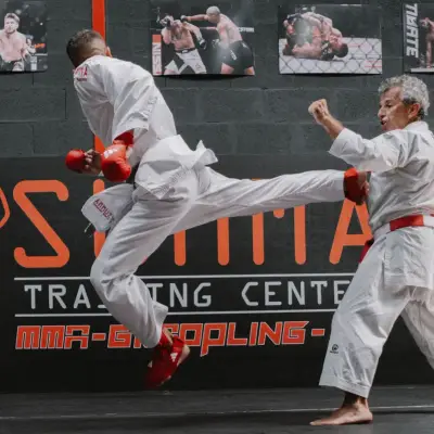 High kick karaté au Summa Training Center